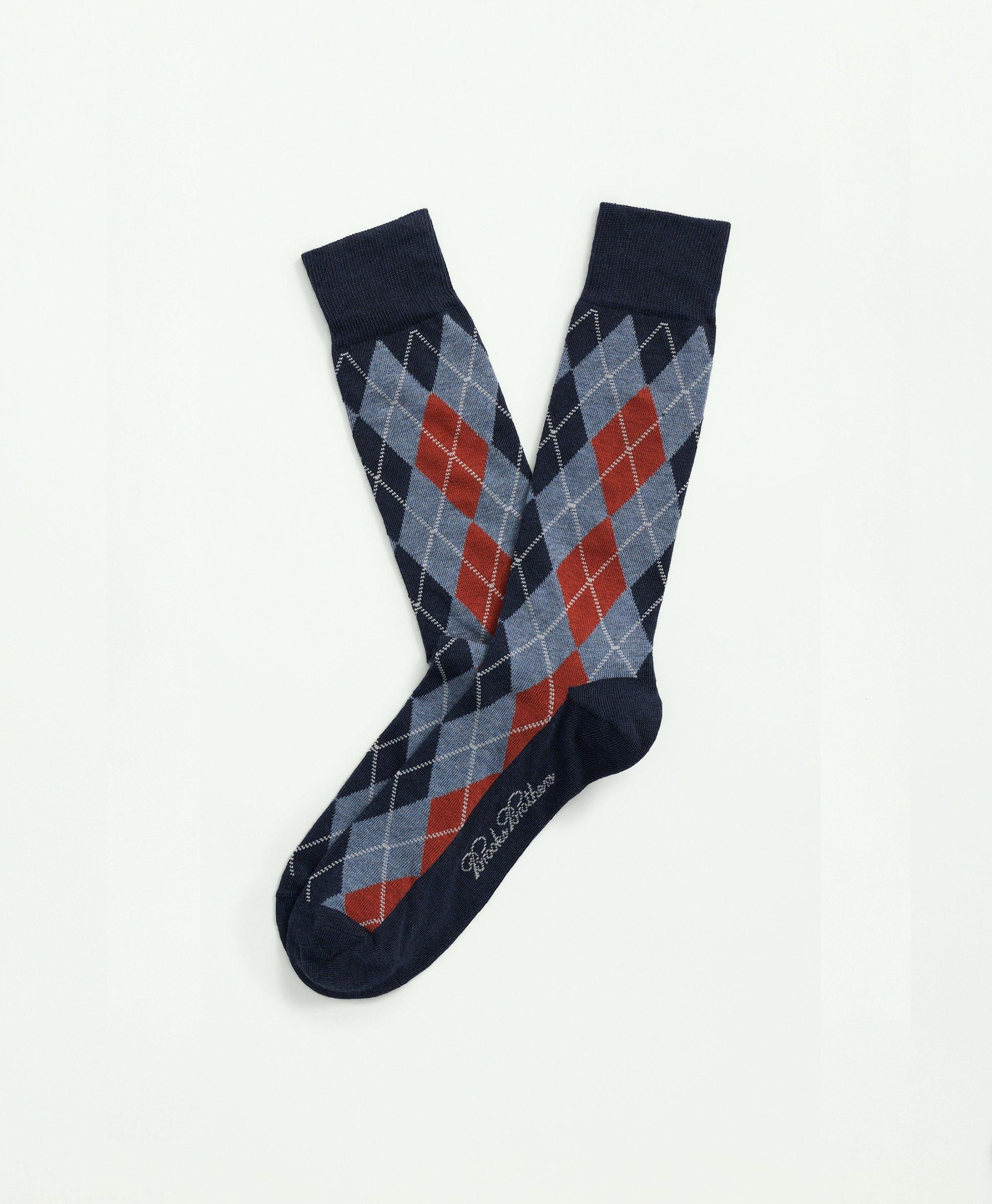 Cotton Blend Argyle Socks sold by Brooks Brothers