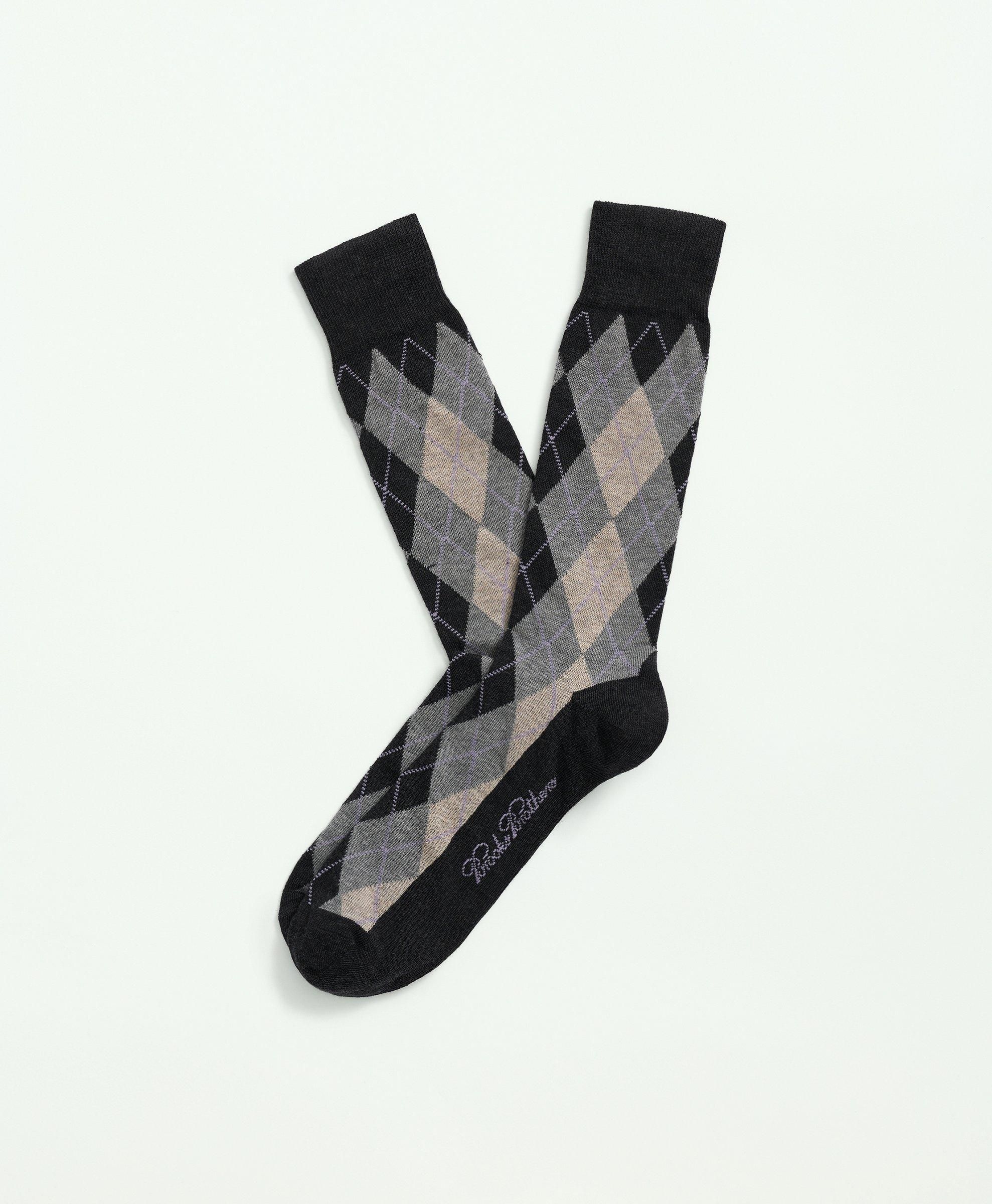 Cotton Blend Argyle Socks sold by Brooks Brothers product image thumbnail 3