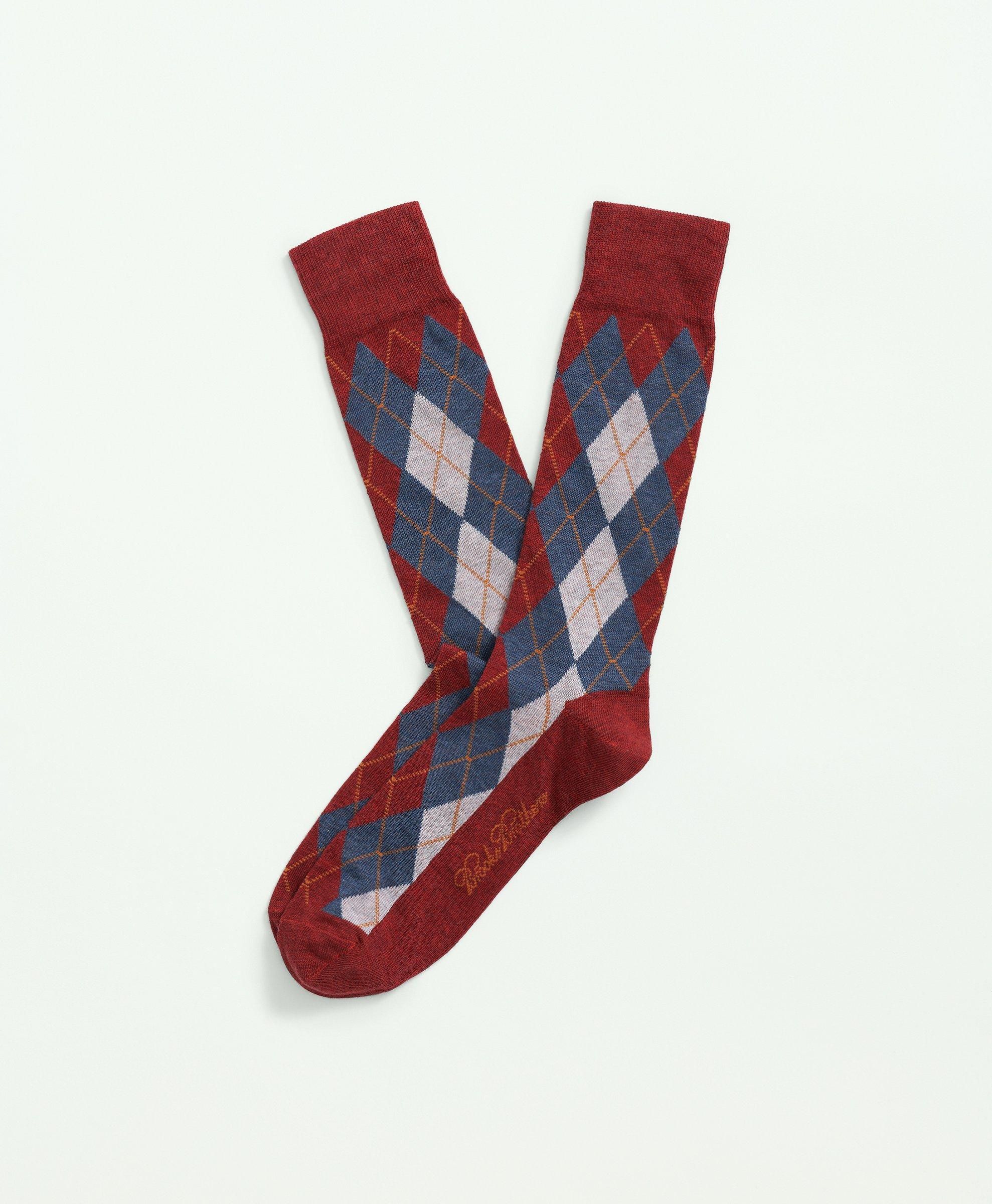 Cotton Blend Argyle Socks sold by Brooks Brothers product image thumbnail 4