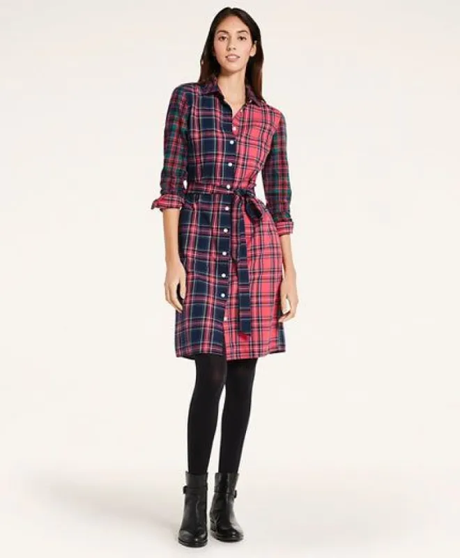 Flannel Fun Shirt Dress sold by Brooks Brothers
