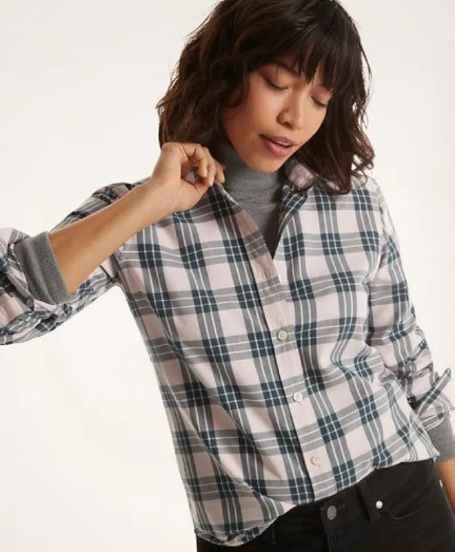 Flannel Plaid Shirt sold by Brooks Brothers