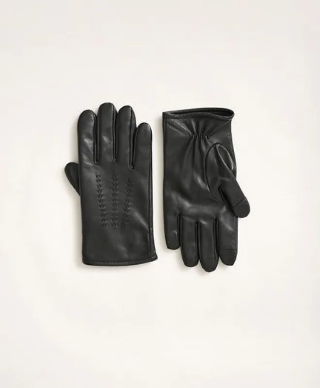 Cashmere Lined Leather Gloves sold by Brooks Brothers