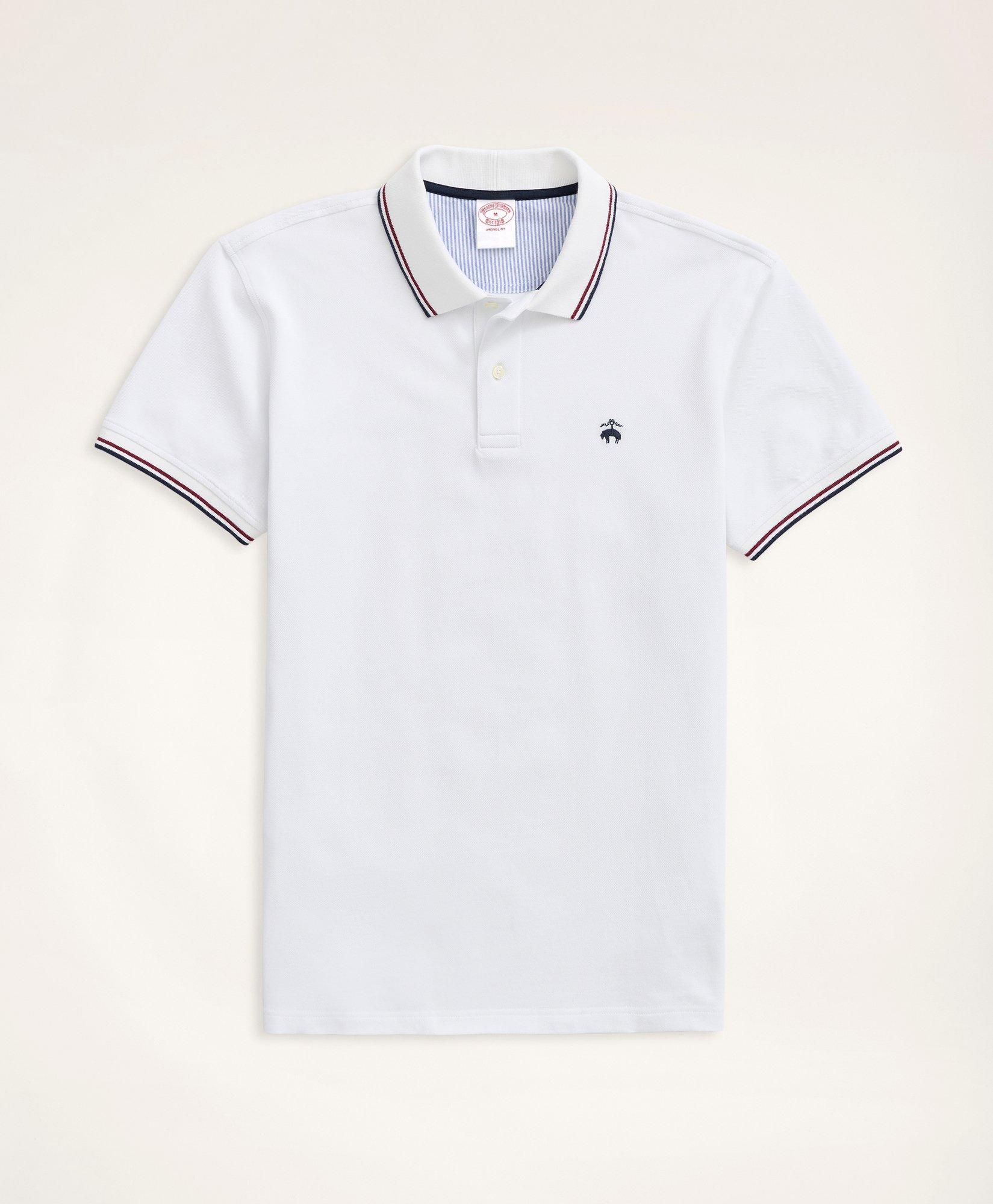 Golden Fleece Slim-Fit Supima Tipped Polo Shirt sold by Brooks Brothers product image thumbnail 2