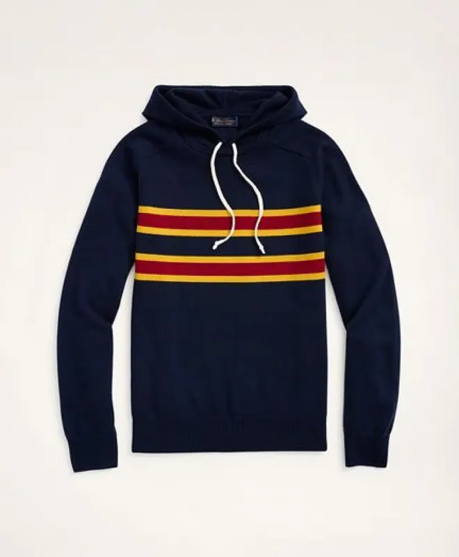 Merino Striped Hoodie sold by Brooks Brothers