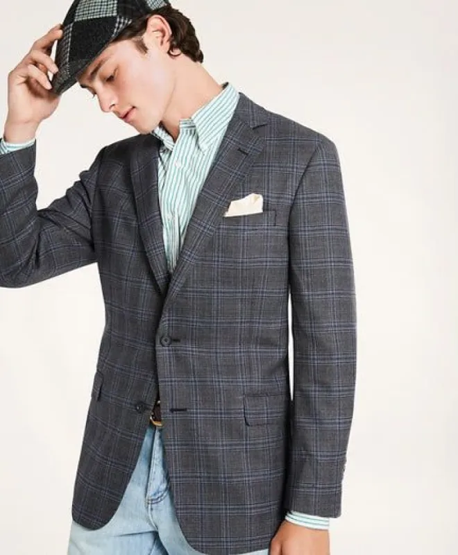 Regent Fit Glen Plaid Sport Coat sold by Brooks Brothers