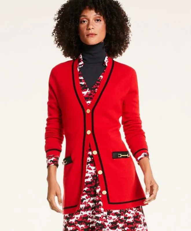 Merino Equestrian Cardigan sold by Brooks Brothers