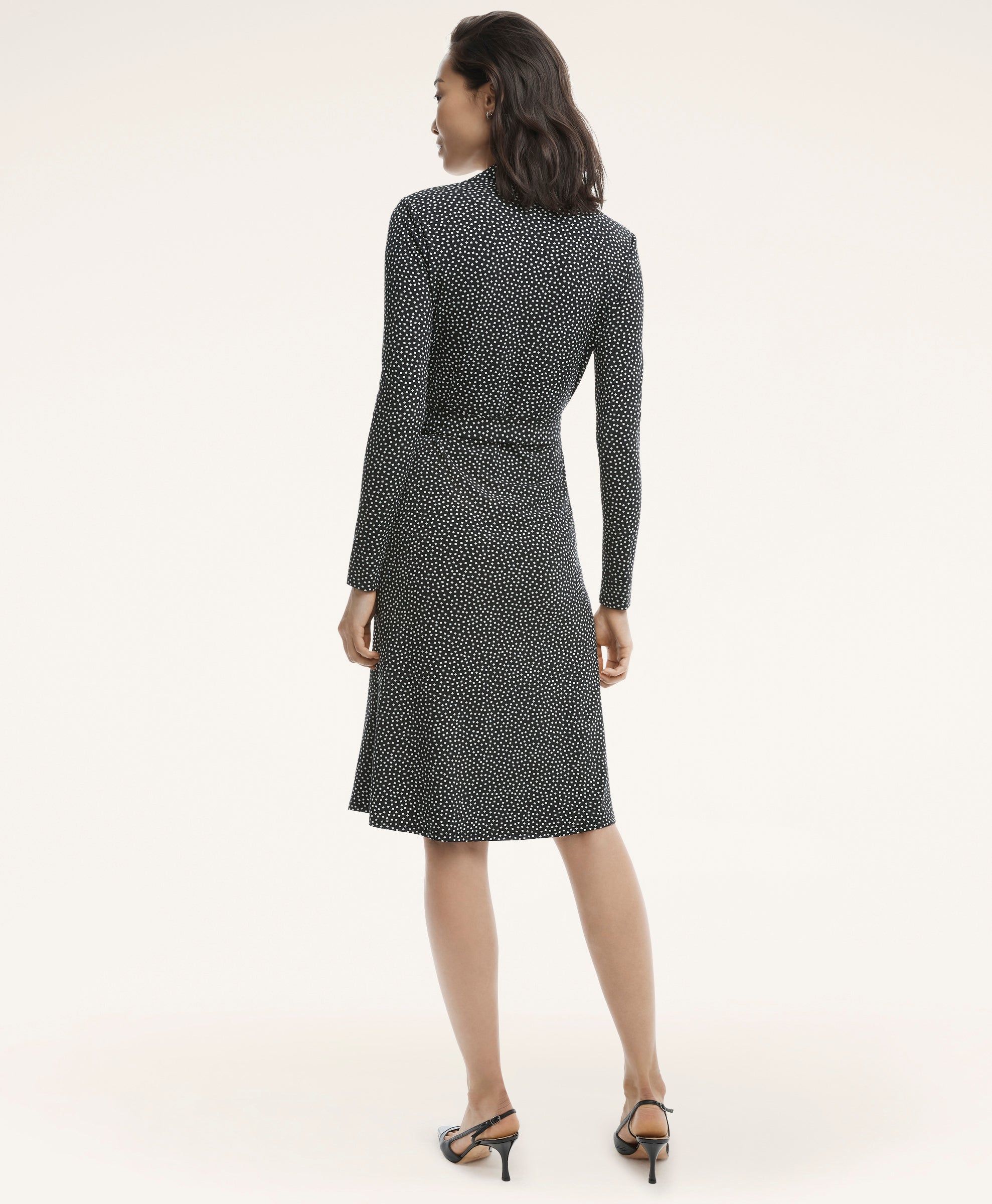 Belted Wrap Dress sold by Brooks Brothers product image thumbnail 3