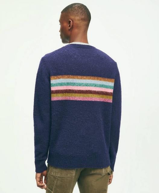 Brushed Wool Chest Stripe Sweater sold by Brooks Brothers product image thumbnail 3