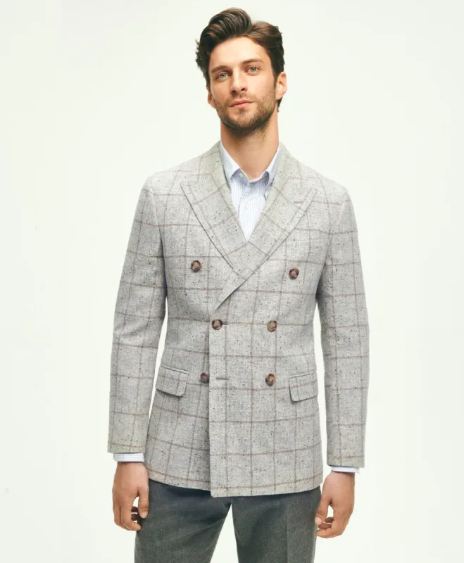 Classic Fit Merino Wool Double-Breasted Flecked Sport Coat sold by Brooks Brothers