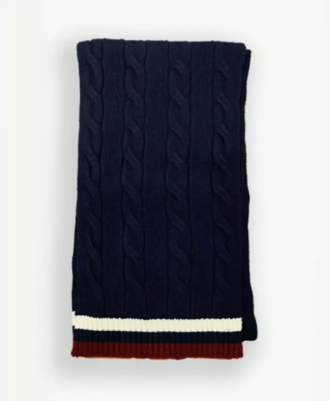 Merino Wool Tennis Scarf sold by Brooks Brothers