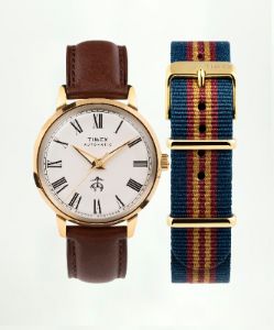 Brooks Brothers x Timex Marlin Automatic, gold-tone sold by Brooks Brothers