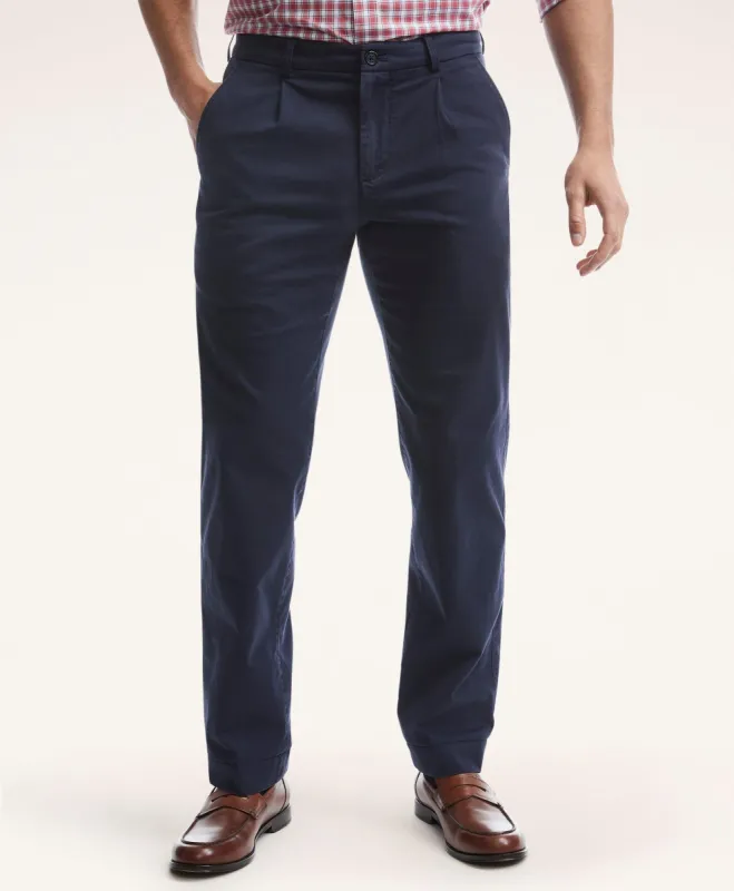 Modern Pleated Chino Pants sold by Brooks Brothers