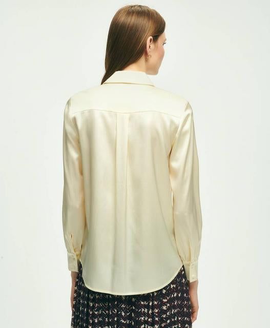 Stretch Silk Blouse sold by Brooks Brothers product image thumbnail 4