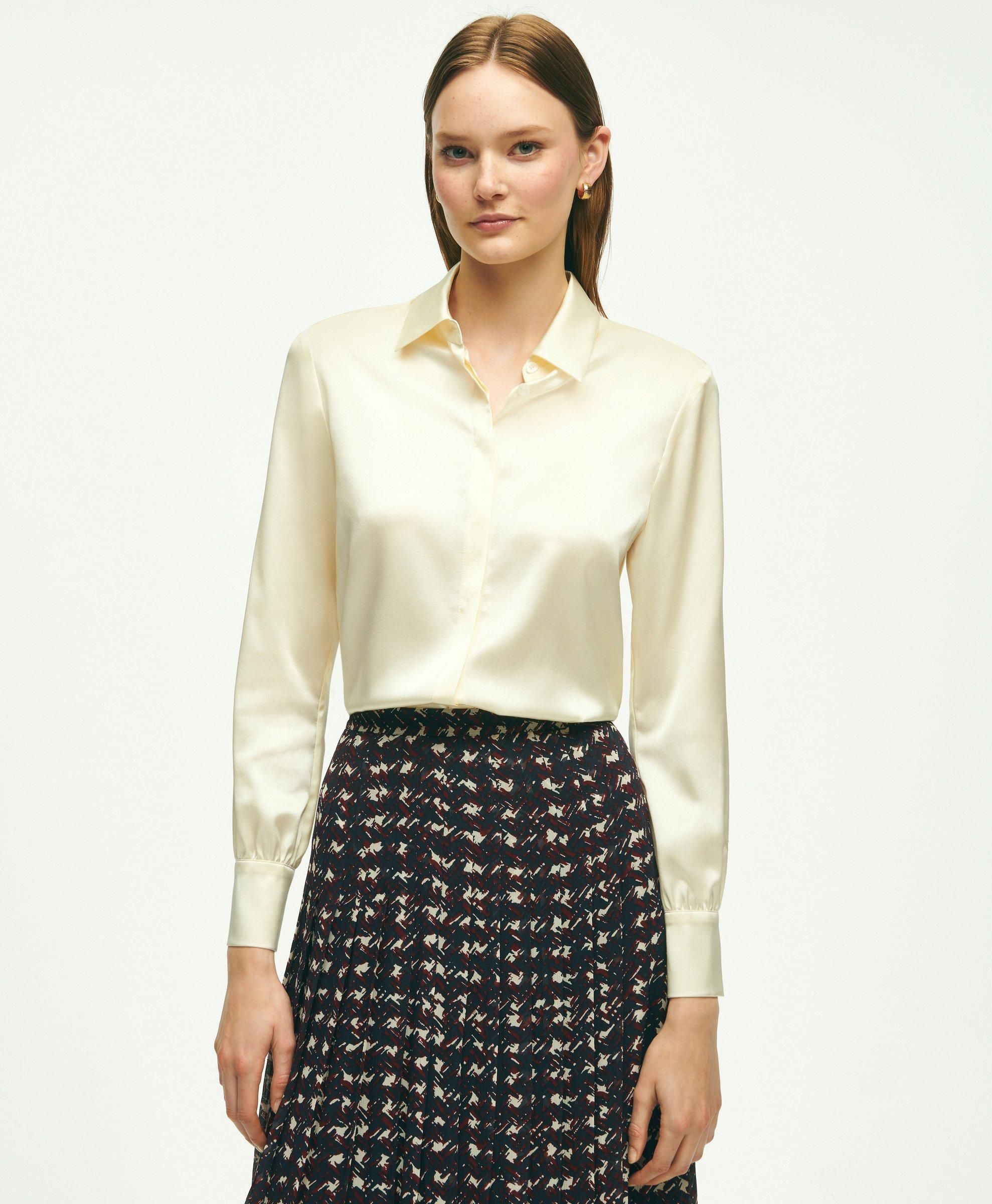 Stretch Silk Blouse sold by Brooks Brothers
