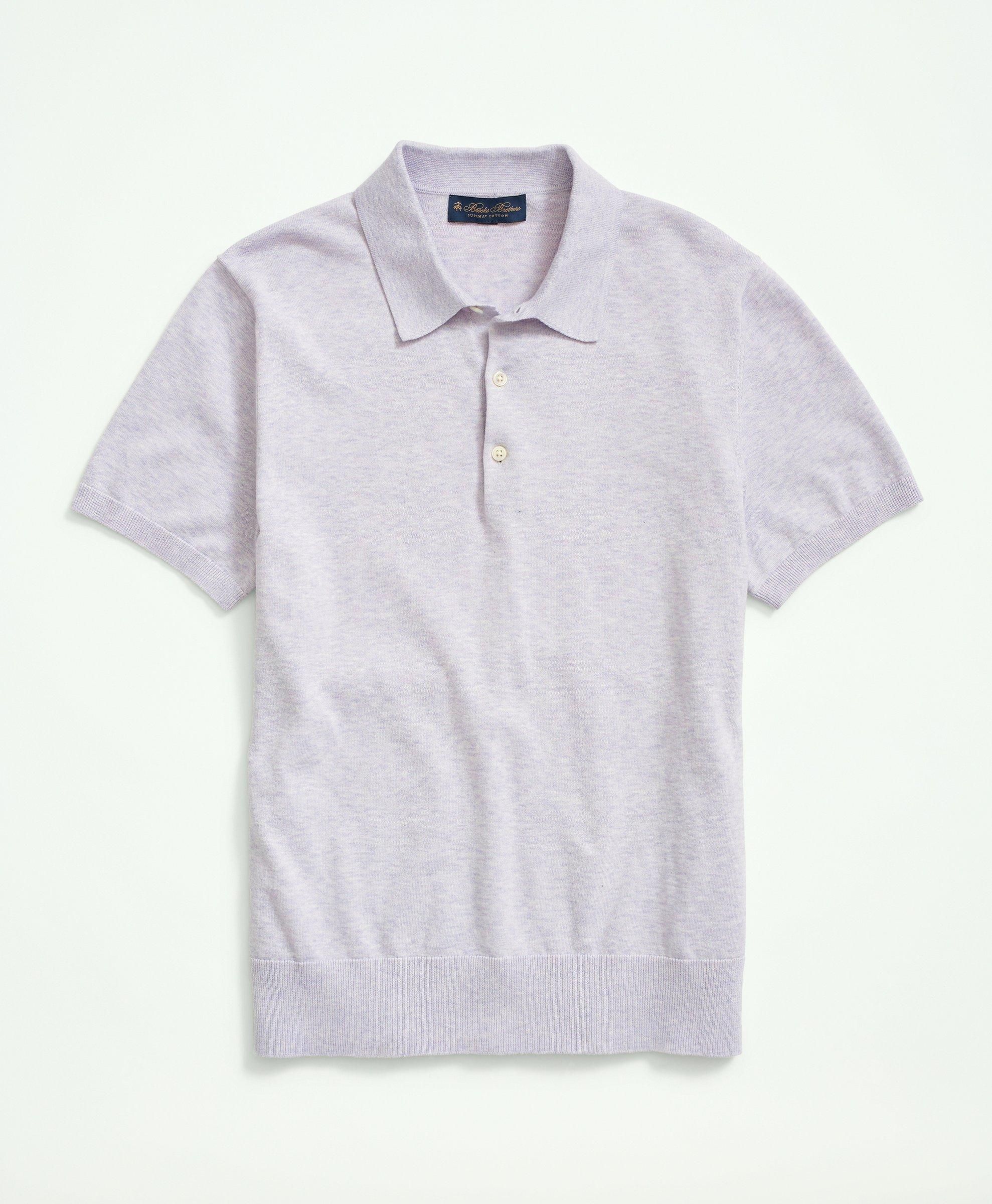 Supima Cotton Short-Sleeve Polo Sweater sold by Brooks Brothers product image thumbnail 2