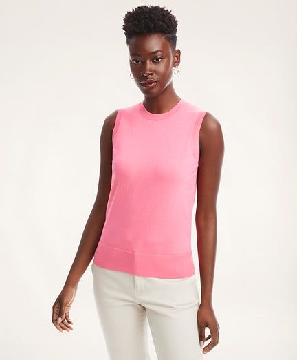 Supima Cotton Jersey Shell sold by Brooks Brothers product image thumbnail 2
