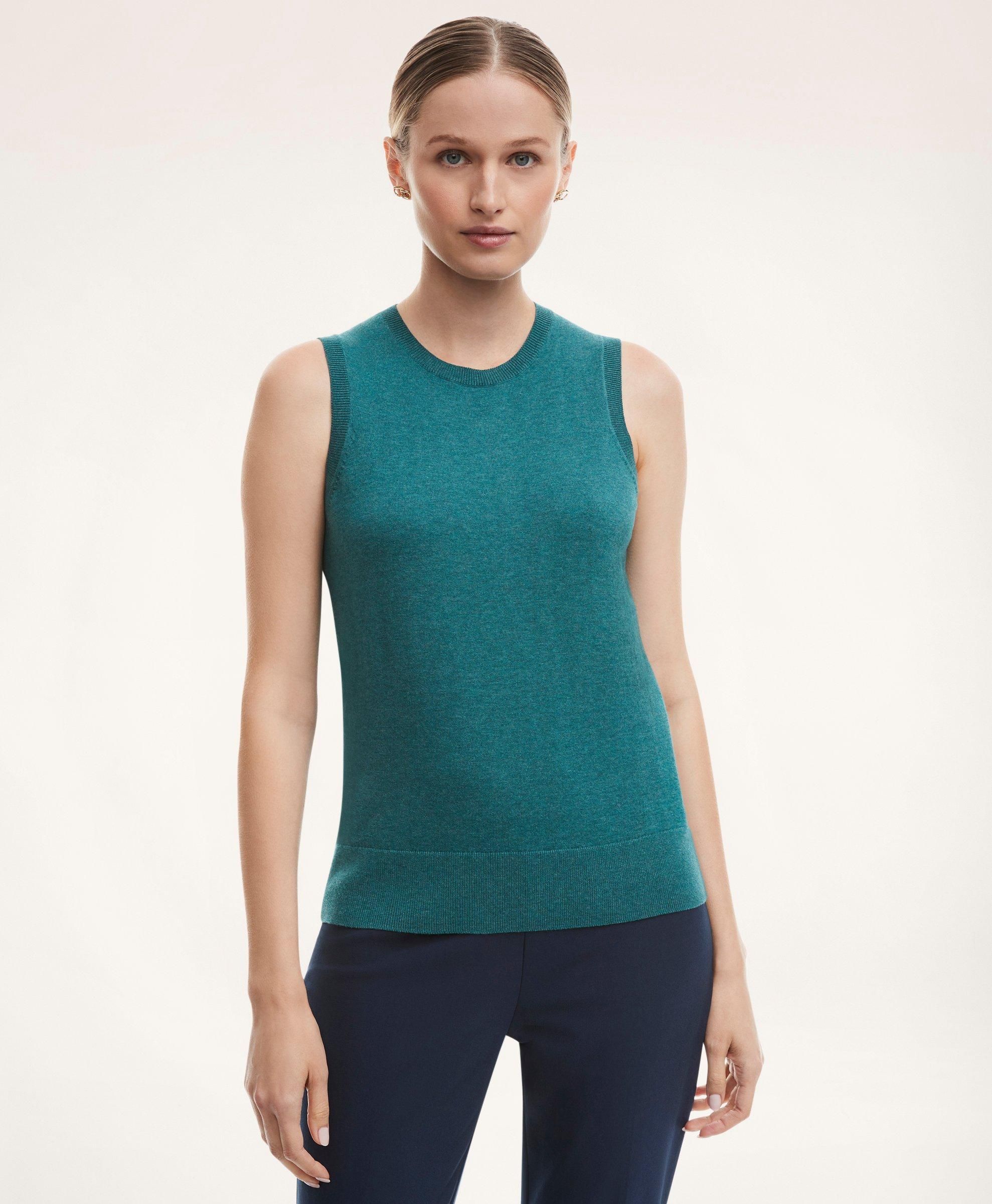 Supima Cotton Jersey Shell sold by Brooks Brothers product image thumbnail 4