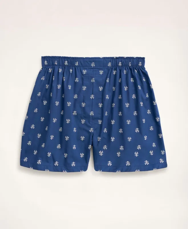 Fleece Print Boxers sold by Brooks Brothers