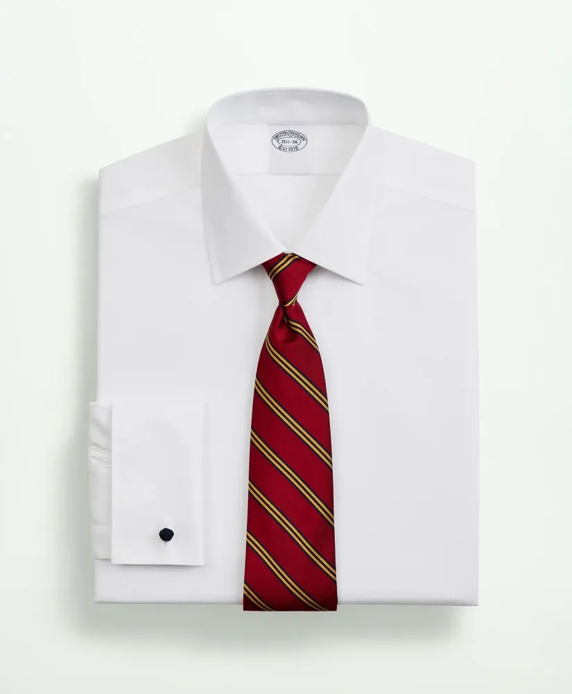 Stretch Supima<sup>®</sup> Cotton Non-Iron Pinpoint Oxford Ainsley Collar Dress Shirt sold by Brooks Brothers