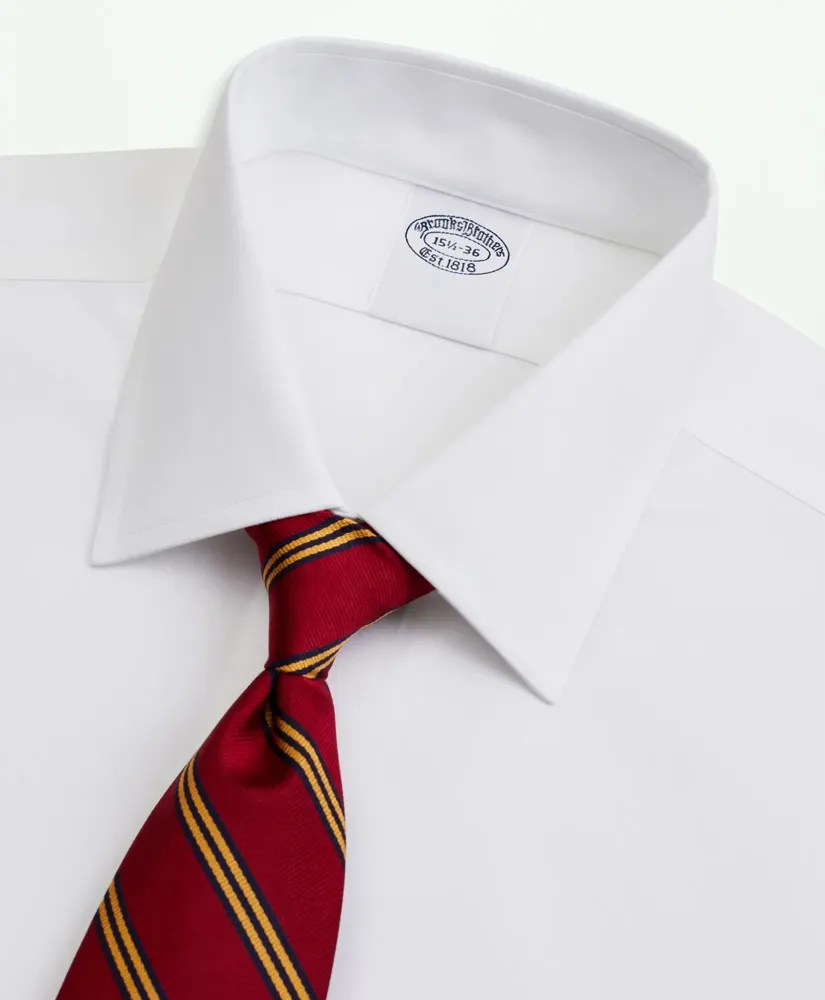 Stretch Supima<sup>®</sup> Cotton Non-Iron Pinpoint Oxford Ainsley Collar Dress Shirt sold by Brooks Brothers product image thumbnail 2