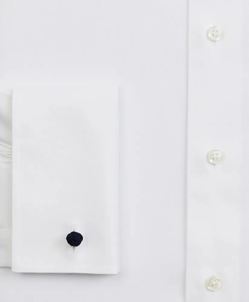 Stretch Supima<sup>®</sup> Cotton Non-Iron Pinpoint Oxford Ainsley Collar Dress Shirt sold by Brooks Brothers product image thumbnail 3