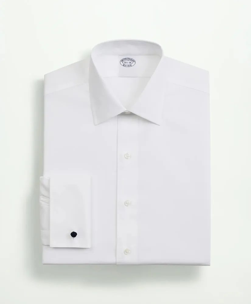 Stretch Supima<sup>®</sup> Cotton Non-Iron Pinpoint Oxford Ainsley Collar Dress Shirt sold by Brooks Brothers product image thumbnail 4