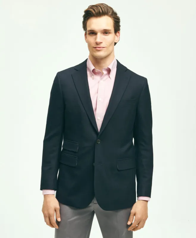 Classic Fit Stretch Wool Hopsack Blazer sold by Brooks Brothers