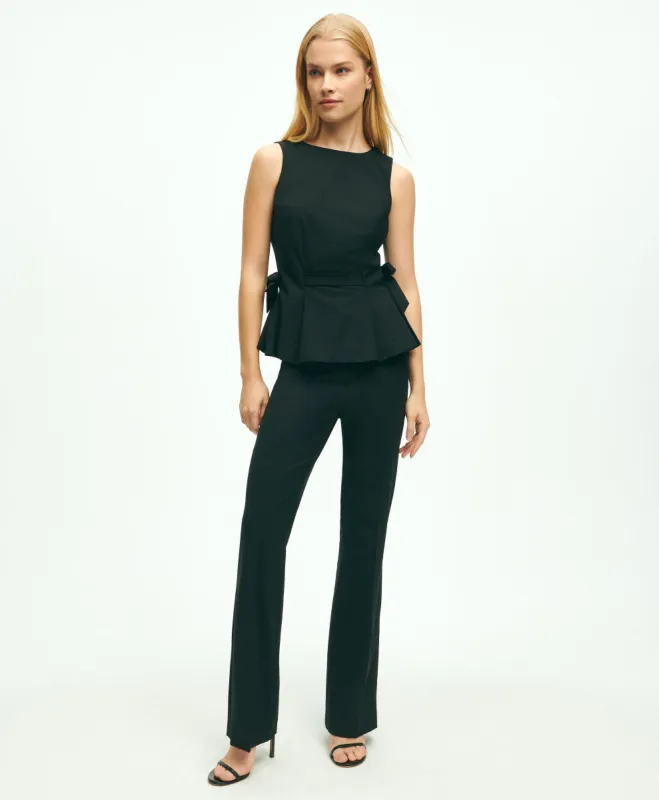 The Essential Brooks Brothers Stretch Wool Peplum Top sold by Brooks Brothers