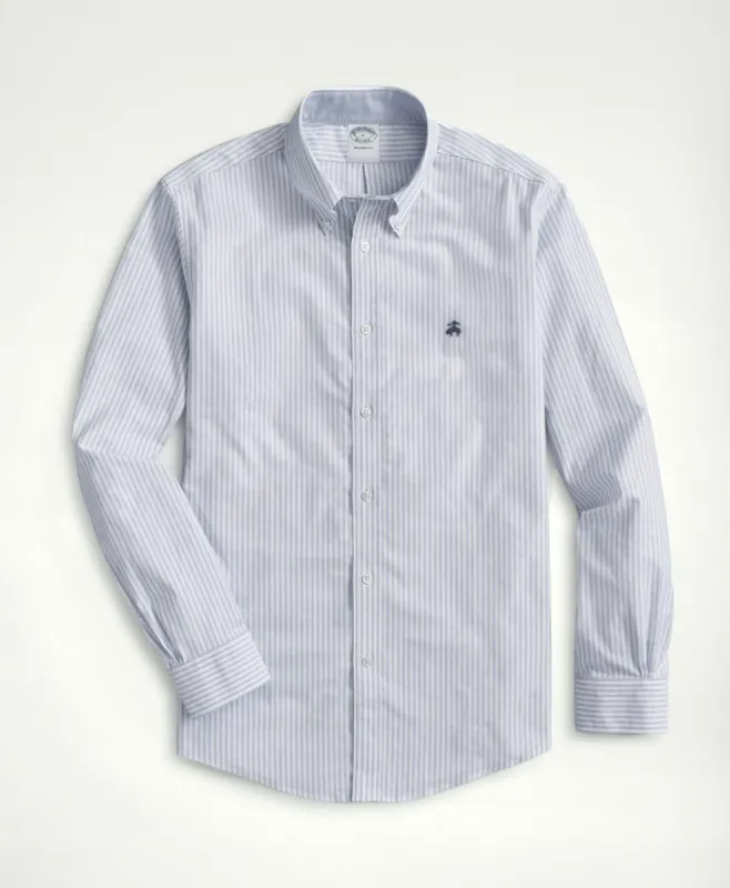 Traditional-Fit Stretch Non-Iron Oxford Button-Down Collar, Bengal Stripe Sport Shirt sold by Brooks Brothers