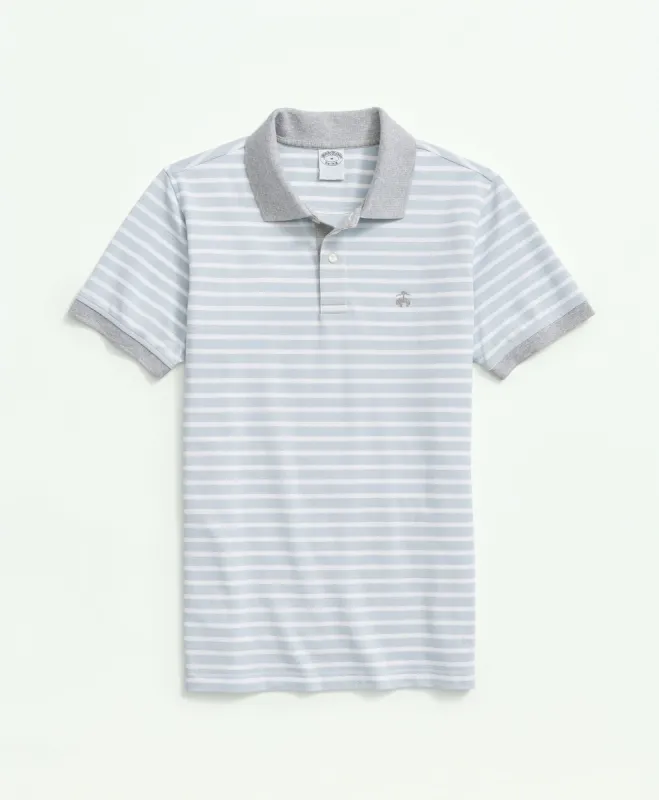 Slim-Fit Stripe Stretch Polo Shirt sold by Brooks Brothers