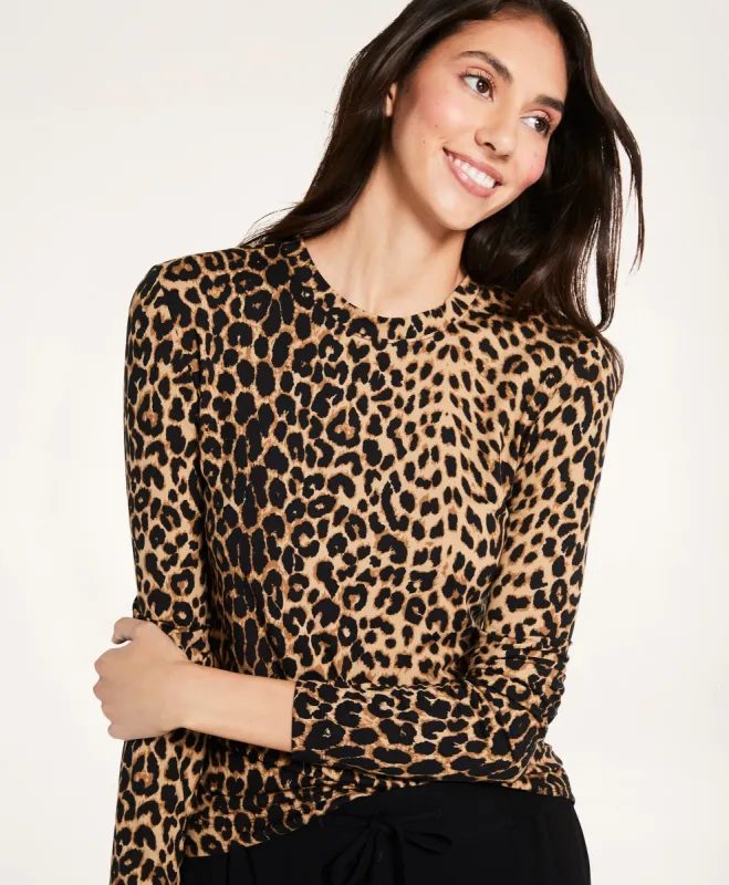 Leopard Print Long-Sleeve T-Shirt sold by Brooks Brothers