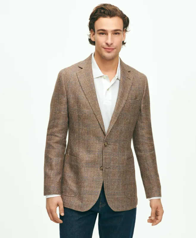 Regular-Fit Hopsack Check Sport Coat sold by Brooks Brothers