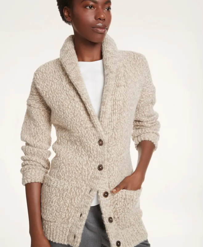 Wool-Alpaca Boyfriend Cardigan sold by Brooks Brothers