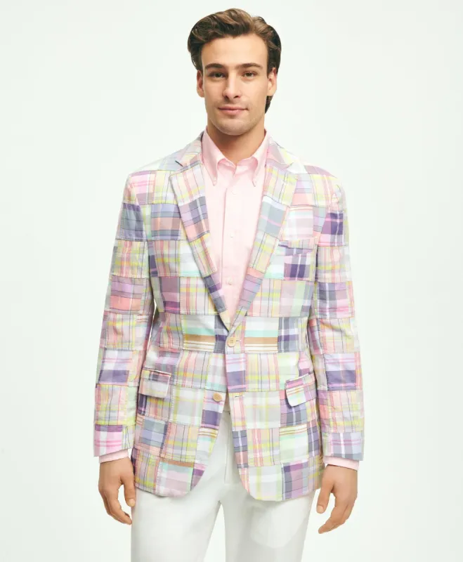 Regent Classic-Fit Patchwork Madras Sport Coat sold by Brooks Brothers