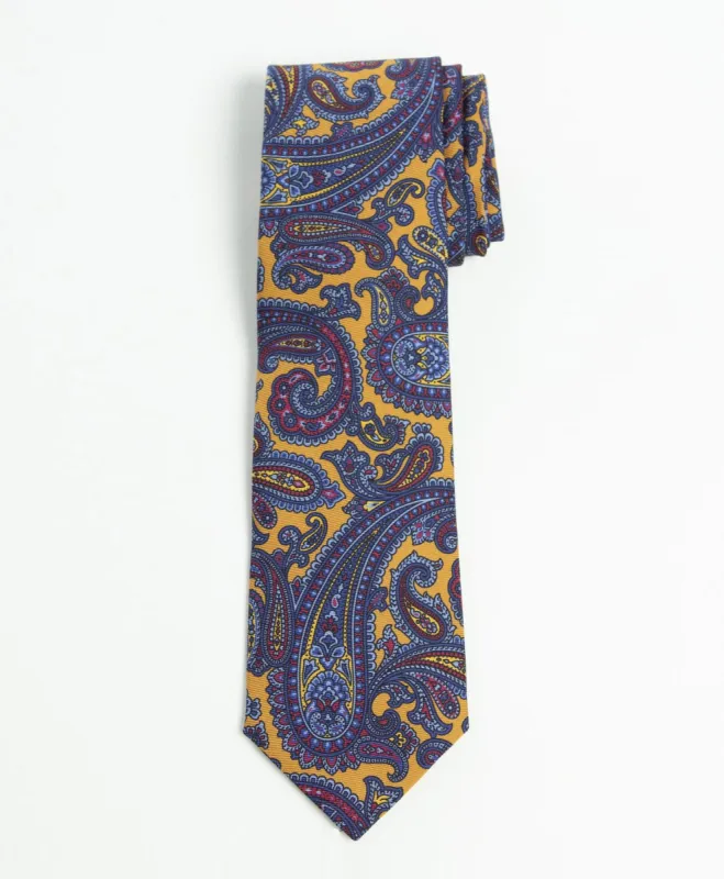 Bold Paisley Printed Silk Tie sold by Brooks Brothers
