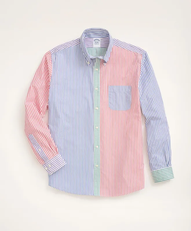 Regent Regular-Fit Original Broadcloth Sport Shirt, Fun Bengal Stripe sold by Brooks Brothers