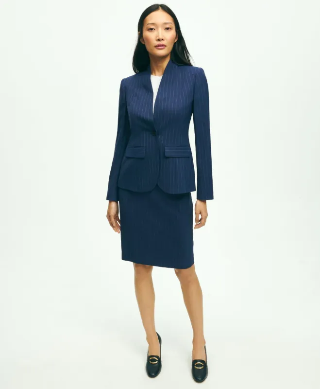 Wool Pinstripe Jacket sold by Brooks Brothers