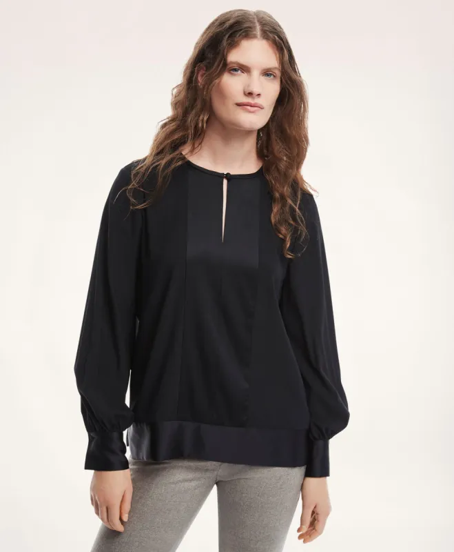 Stretch Silk Blouse sold by Brooks Brothers