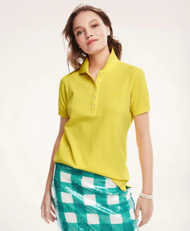 Supima Cotton Stretch Pique Polo Shirt sold by Brooks Brothers