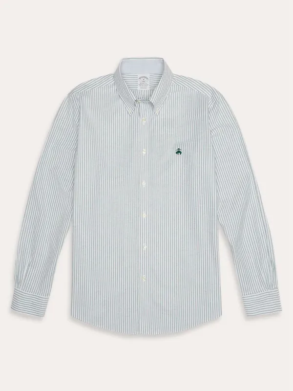 Stretch Regent Regular-Fit Sport Shirt, Non-Iron Bengal Stripe Oxford sold by Brooks Brothers