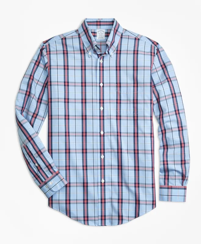 Regent Regular-Fit Sport Shirt, Non-Iron Plaid sold by Brooks Brothers