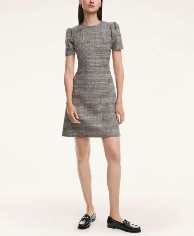 Stretch Wool Blend Tartan Dress sold by Brooks Brothers