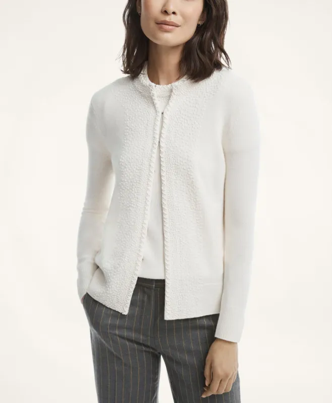 Merino Wool Cashmere Beaded Cardigan sold by Brooks Brothers