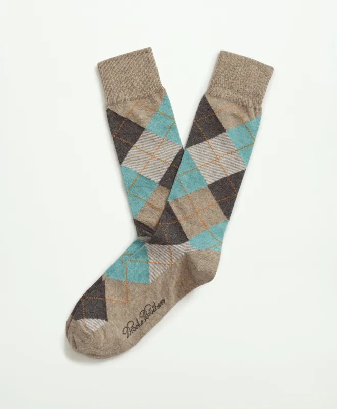 Argyle Crew Socks sold by Brooks Brothers