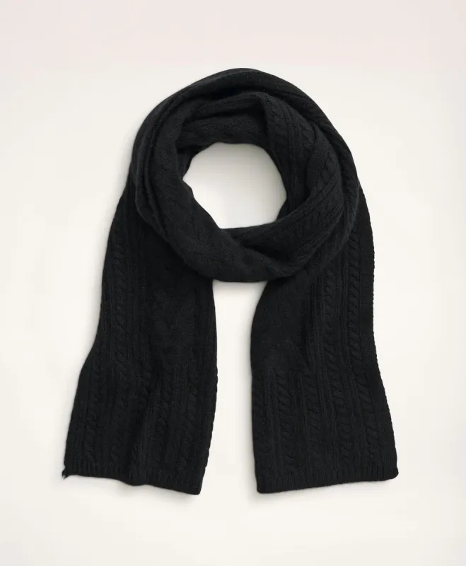 Cashmere Cable Knit Scarf sold by Brooks Brothers