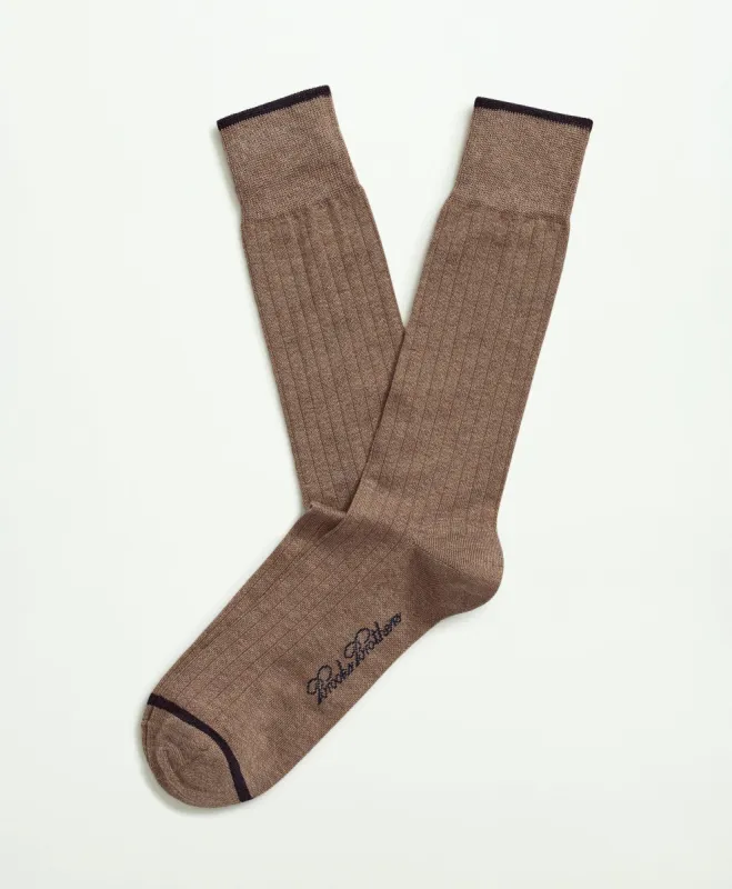 Solid Crew Socks sold by Brooks Brothers