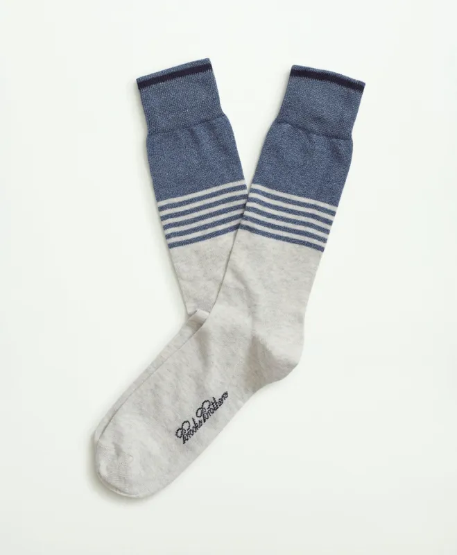 Striped Crew Socks sold by Brooks Brothers
