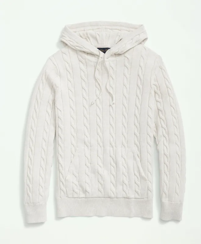 Cable-Knit Hoodie sold by Brooks Brothers