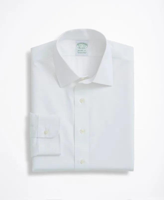 Milano Dress Shirt, Non-Iron Ainsley sold by Brooks Brothers