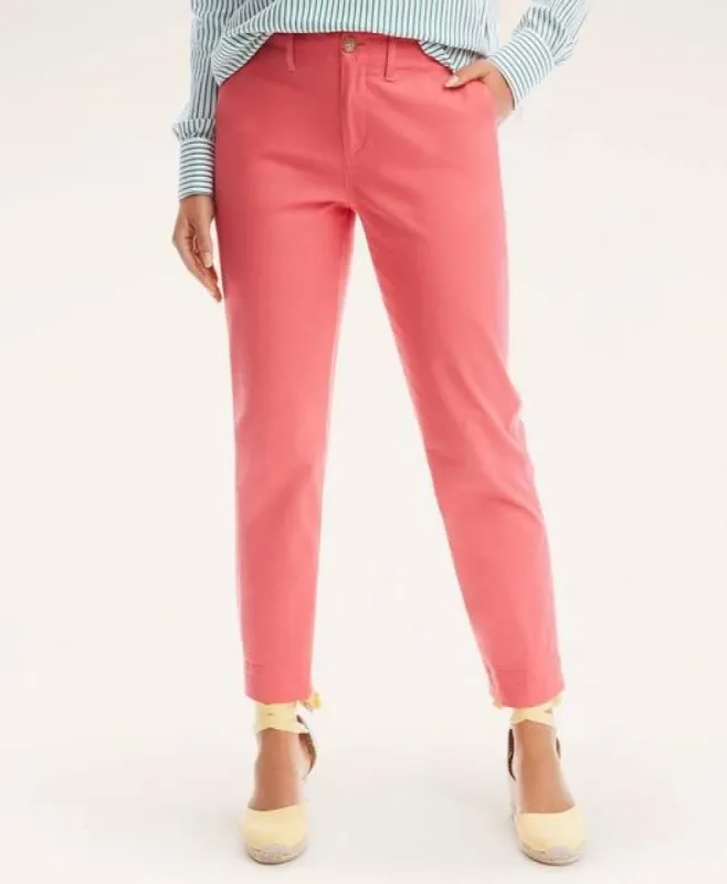 Garment Washed Stretch Cotton Chinos sold by Brooks Brothers